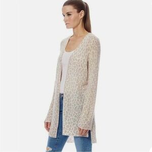360 Cashmere Sophie Leopard Cardigan